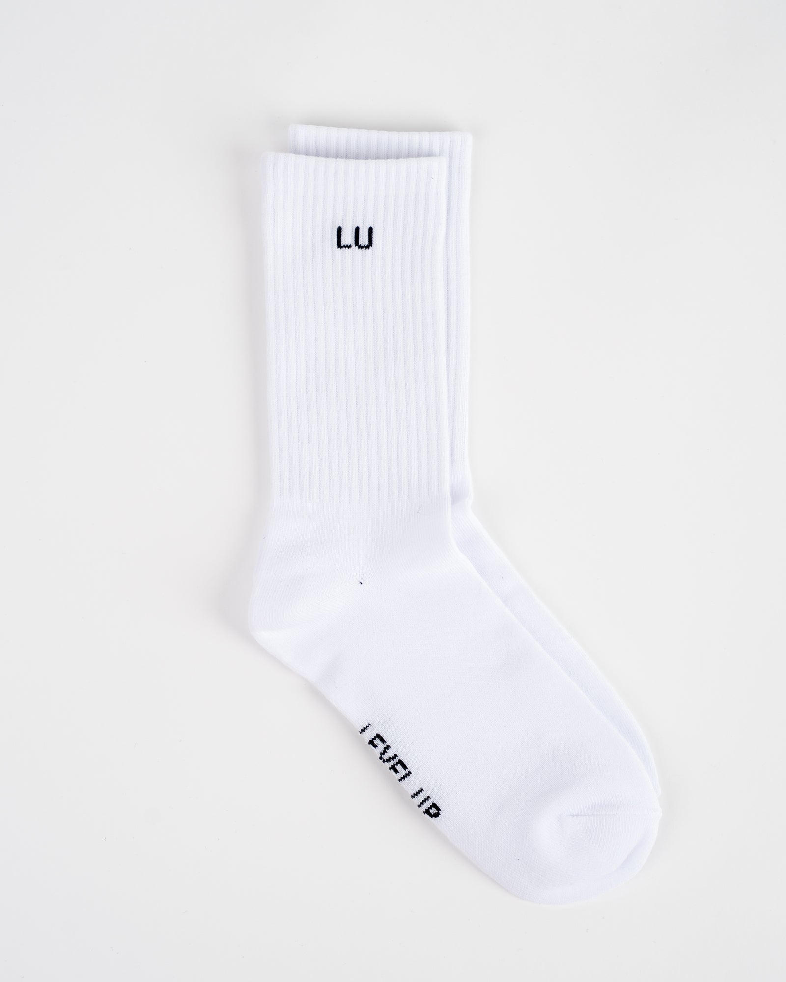 Nogavice, high rise, bela