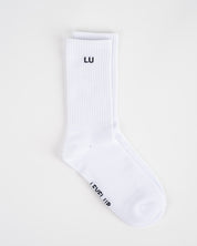 Nogavice, high rise, bela