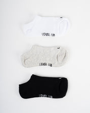 Nogavice, low cut, siva