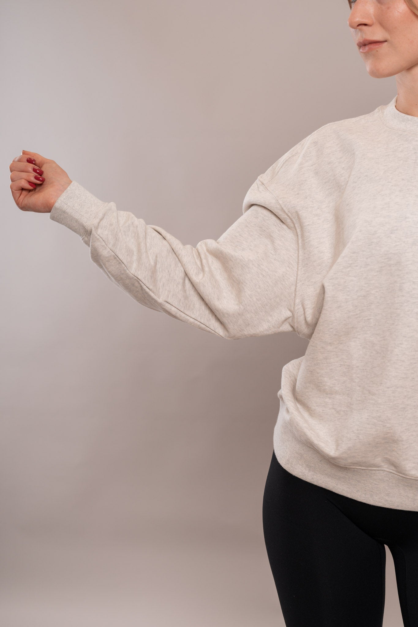 Oversize Hoodie Soft grey