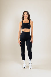 Level Up Sculpt Sports Bra Noir