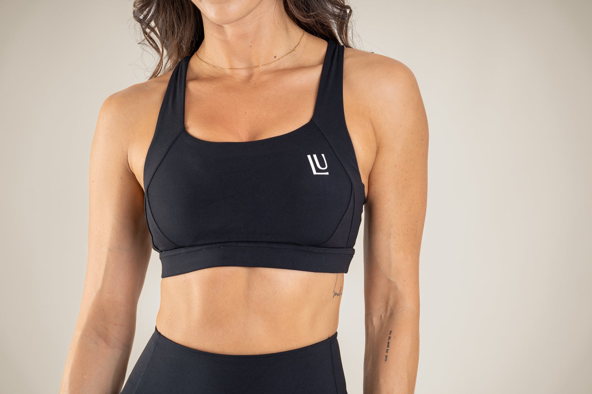 Level Up Sculpt Sports Bra Noir