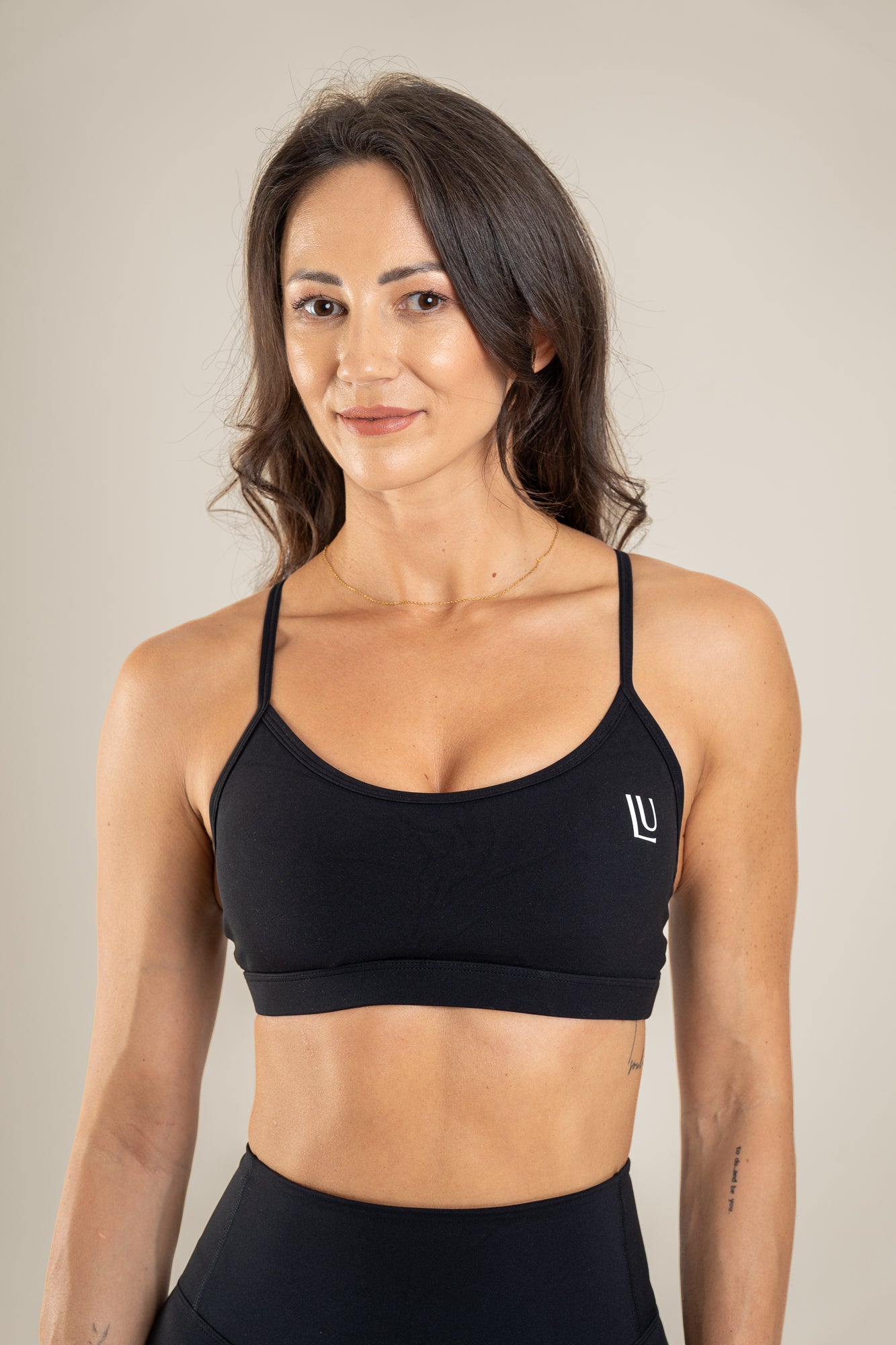 Level Up Slim Sports Bra Noir