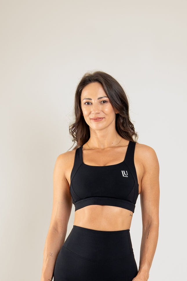 Level Up Sculpt Sports Bra Noir