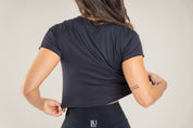 Timeless Crop T-shirt Black