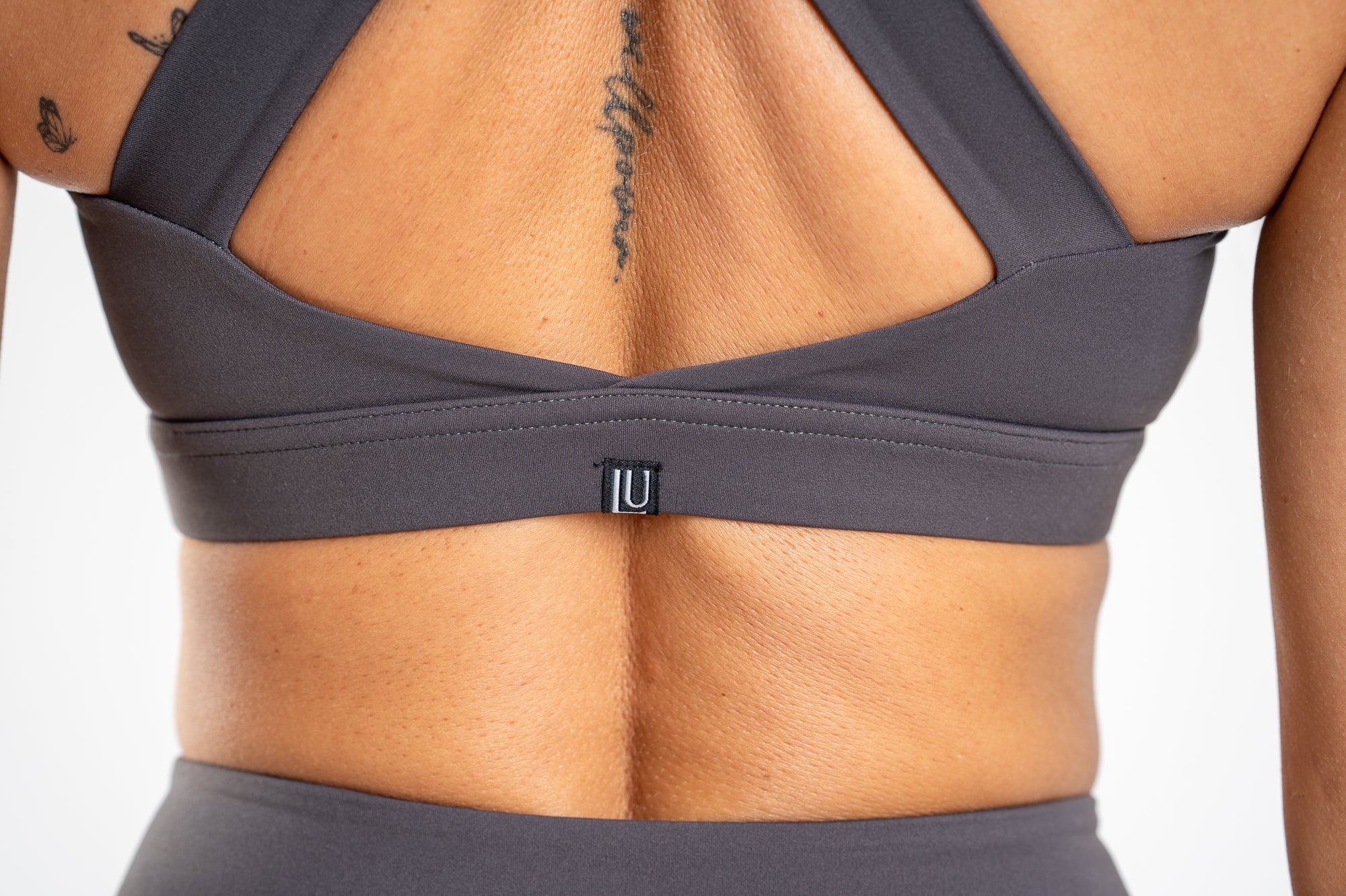 Level Up SCULPT športni modrc, stone grey