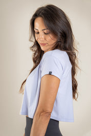 Timeless Crop T-shirt Soft lilac