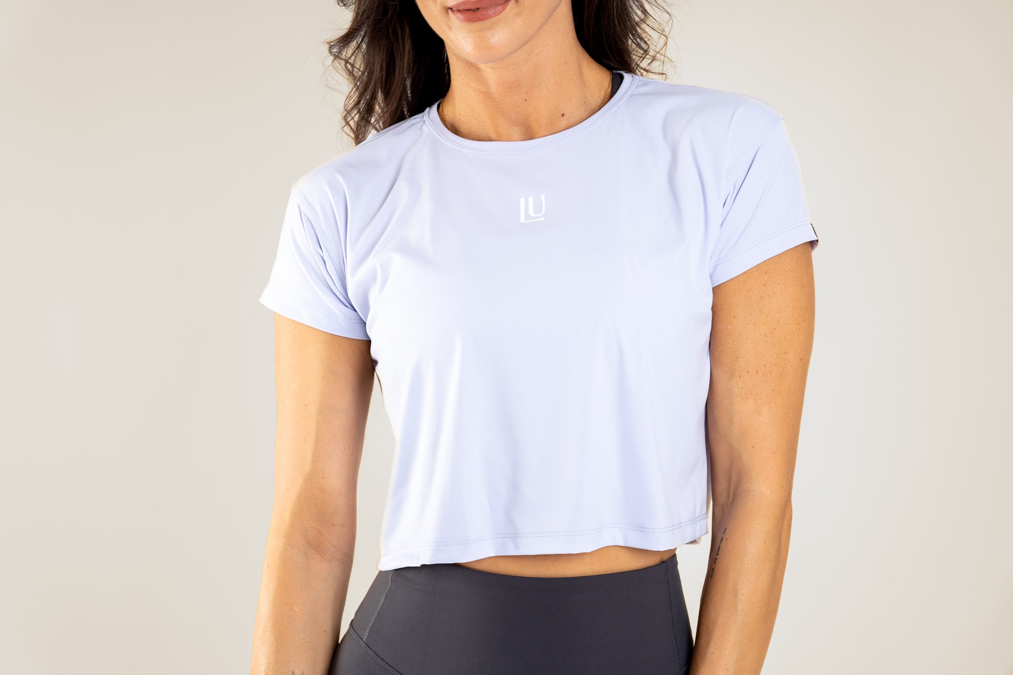Timeless Crop T-shirt Soft lilac