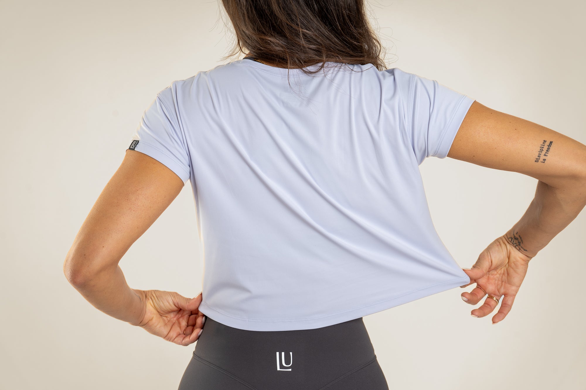 Timeless Crop T-shirt Soft lilac