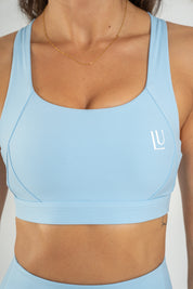 Level Up SCULPT športni modrc, sky blue