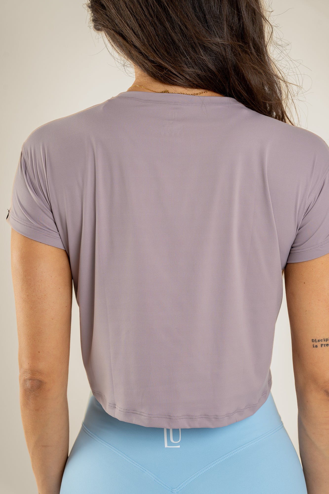 Timeless Crop T-shirt Dusty violet