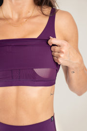 Timeless Sports Bra Velvet plum