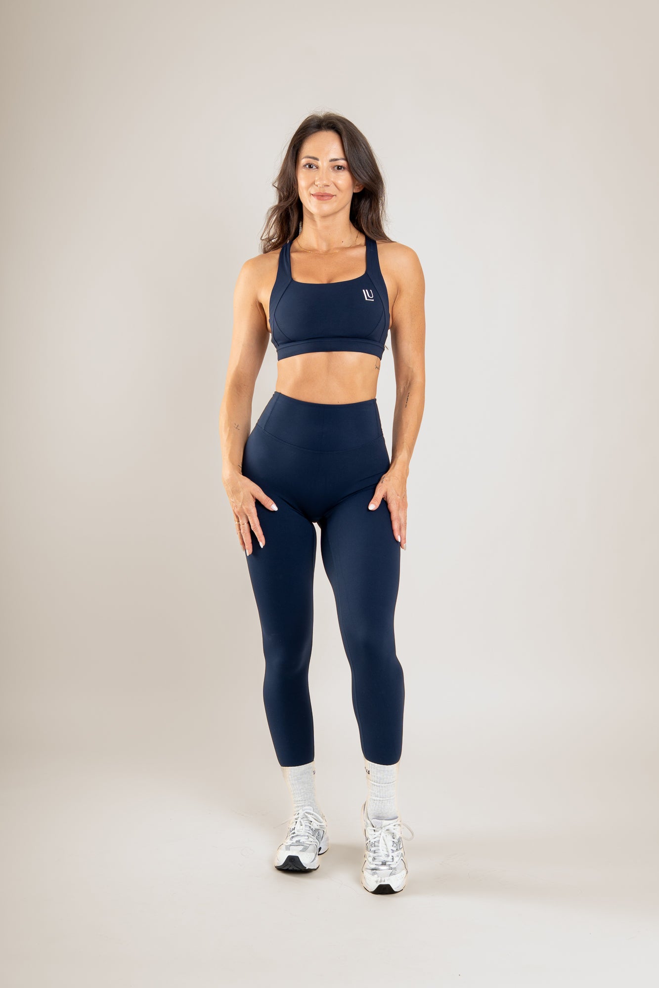 Level Up Sculpt Sports Bra Midnight blue