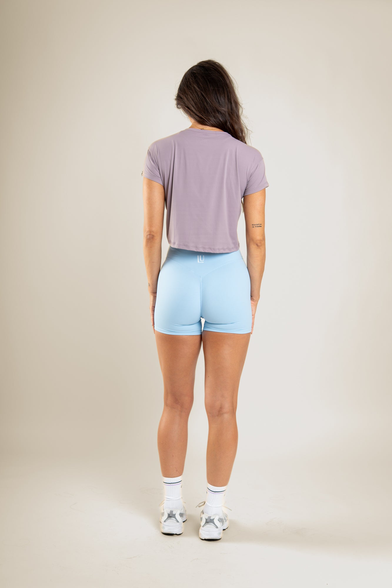 Timeless Crop T-shirt Dusty violet