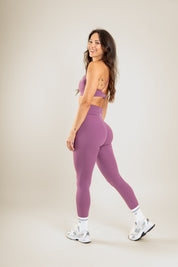 Level Up SLIM športni modrc, mulberry