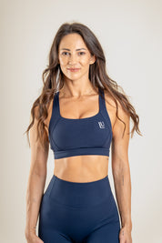 Level Up Sculpt Sports Bra Midnight blue