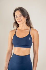 Level Up SLIM športni modrc, midnight blue