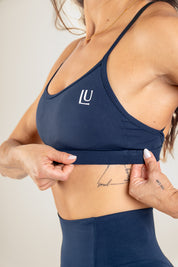 Level Up SLIM športni modrc, midnight blue