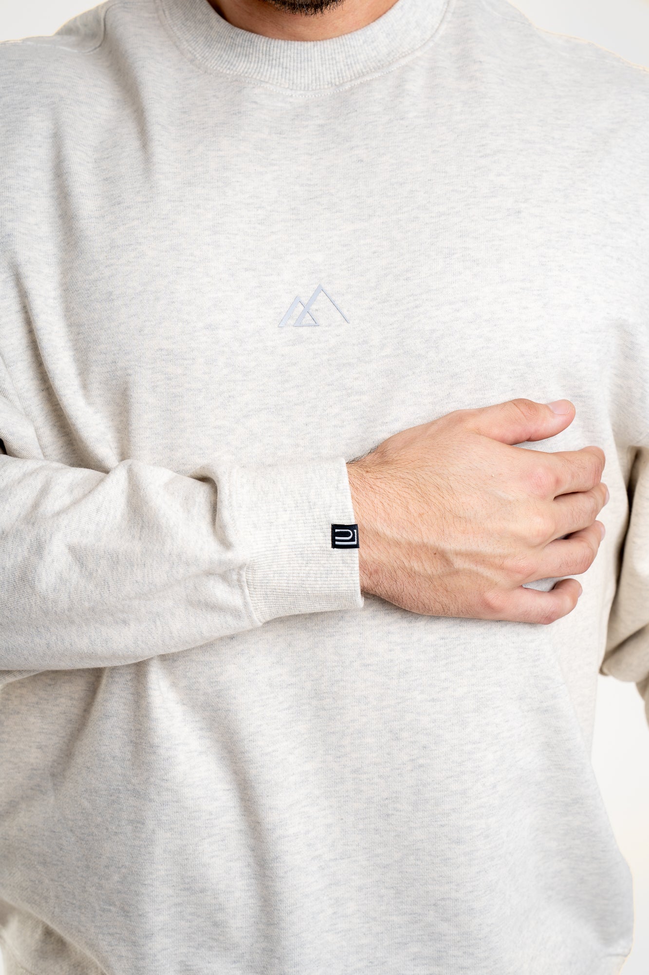 Lift Up Oversize Hoodie Soft grey