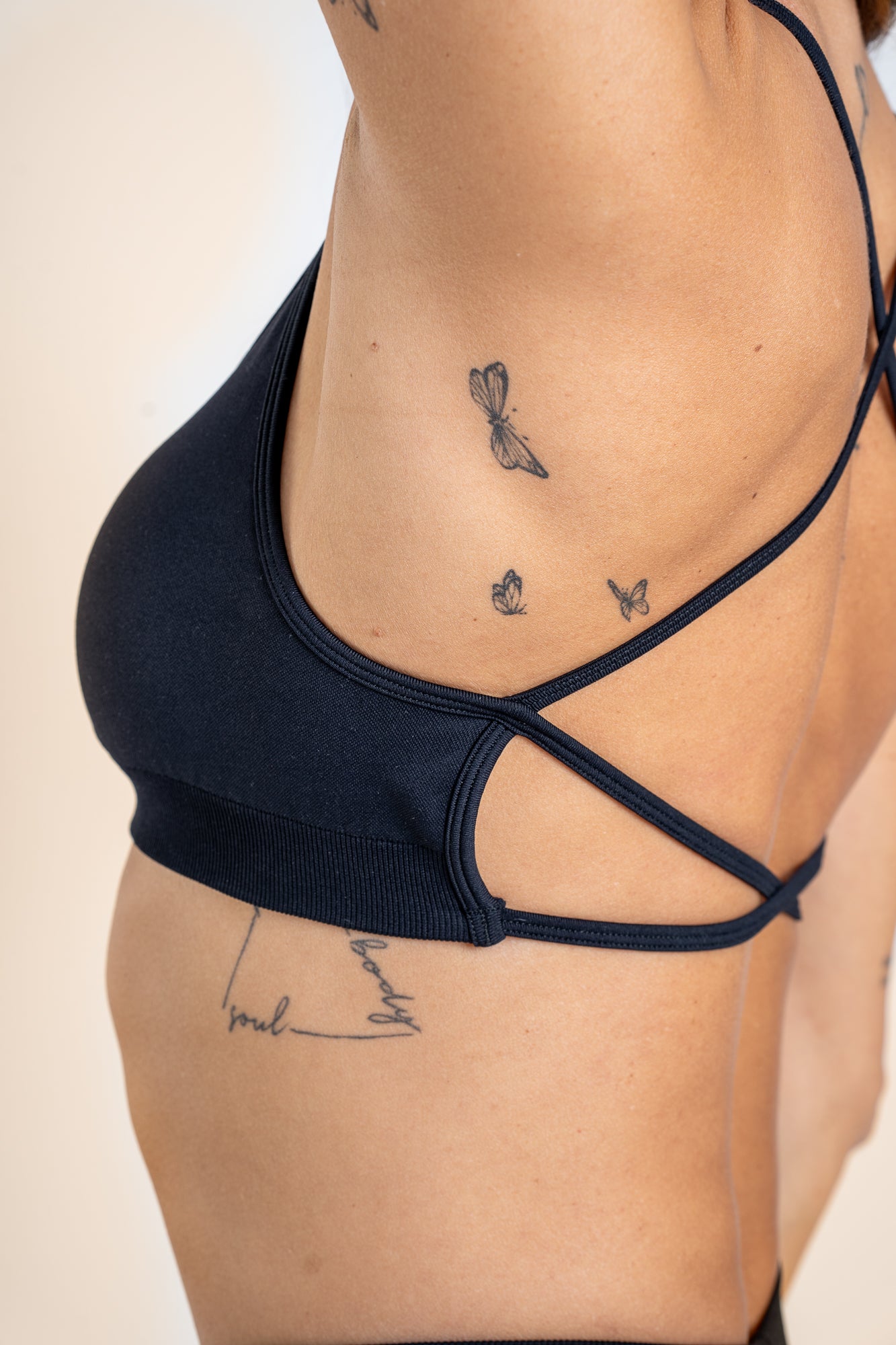 Lift Up športni modrc, črna