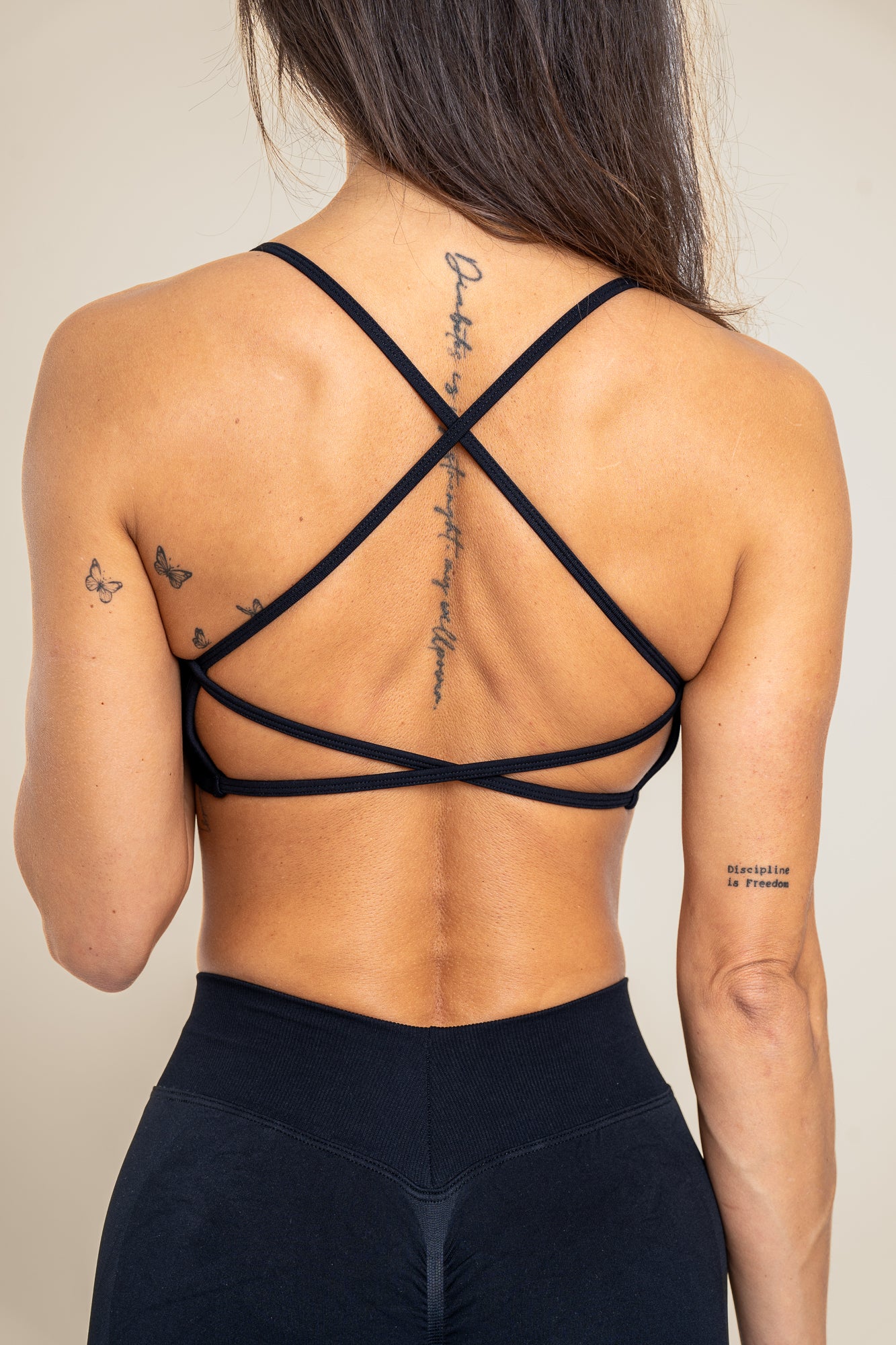 Lift Up športni modrc, črna