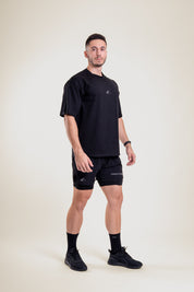 Lift Up oversize majica, črna