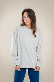 Lift Up Oversize Hoodie Soft grey