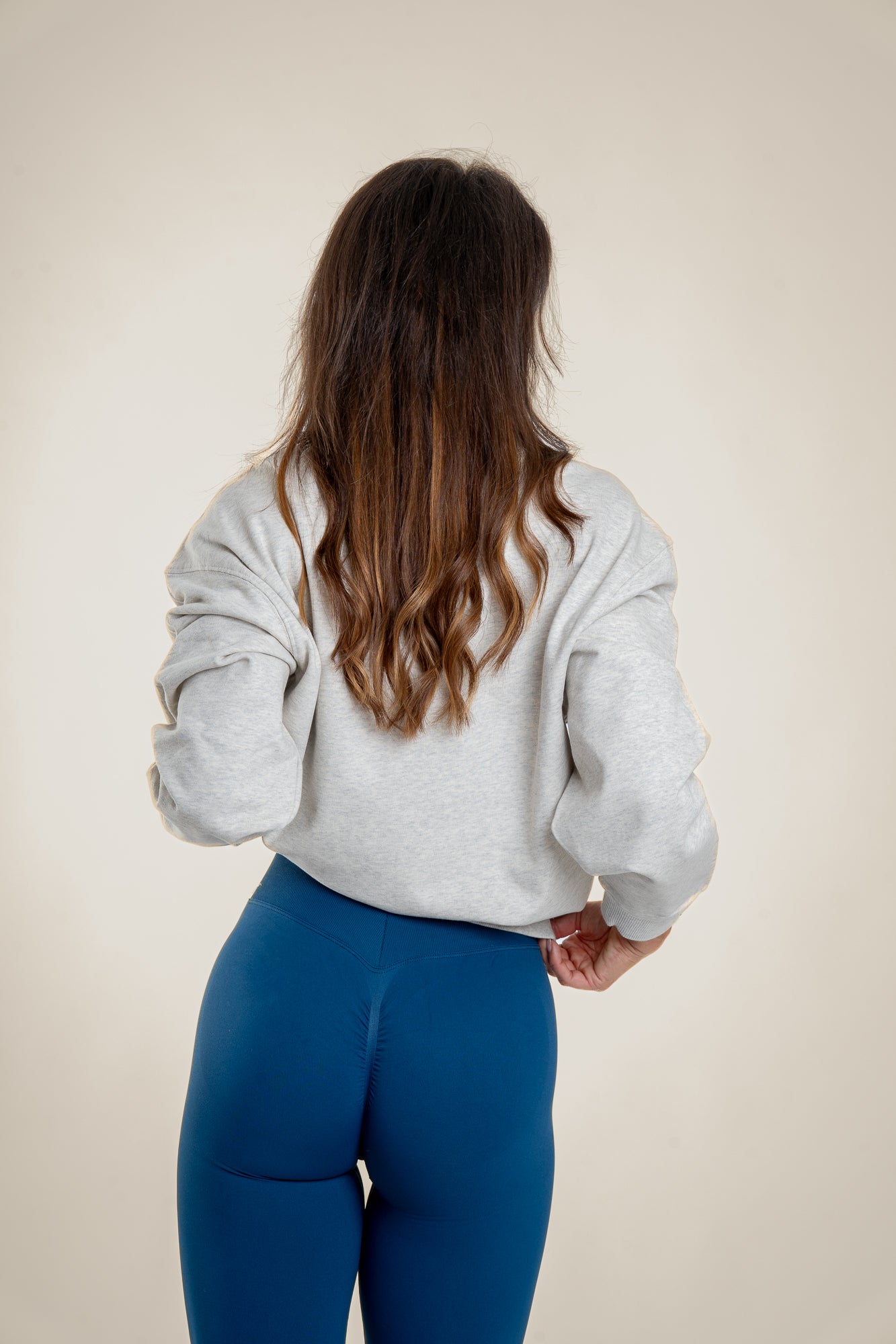 Lift Up Oversize Hoodie Soft grey