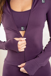 Lift Up jacket, power plum