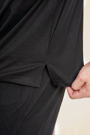 Lift Up oversize majica, črna