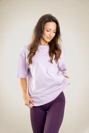 Lift Up oversize majica, pastelno vijolična