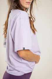 Lift Up oversize majica, pastelno vijolična
