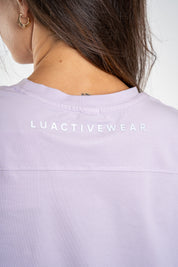 Lift Up oversize majica, pastelno vijolična