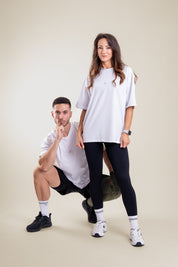 Lift Up oversize majica, bela