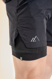 Lift Up kratke hlače 2v1, črna