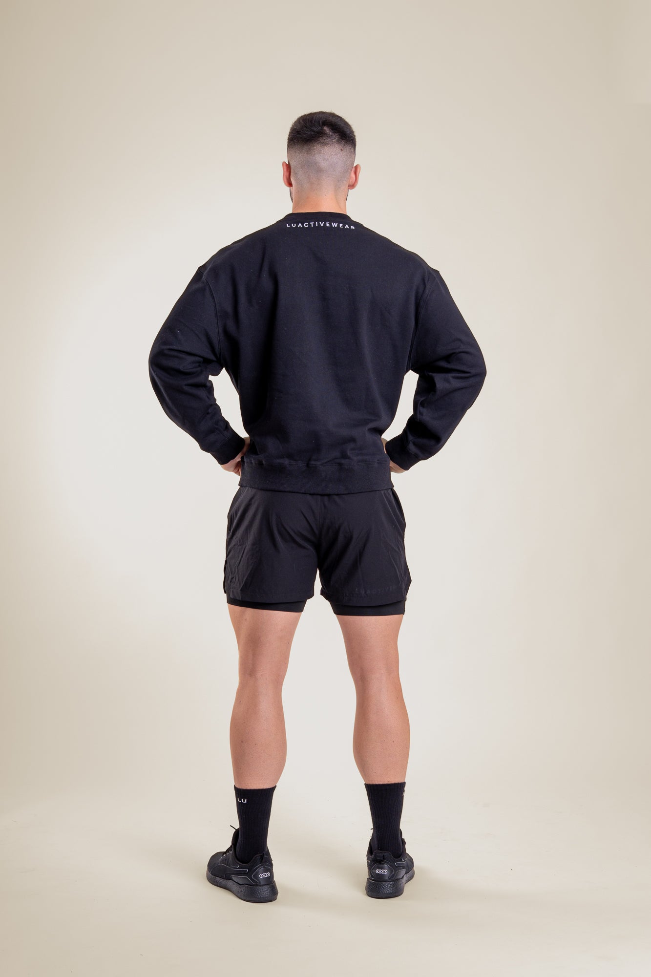 Lift Up Oversize Hoodie Black