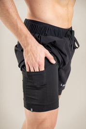 Lift Up kratke hlače 2v1, črna