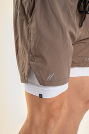 Lift Up kratke hlače 2v1, stone olive