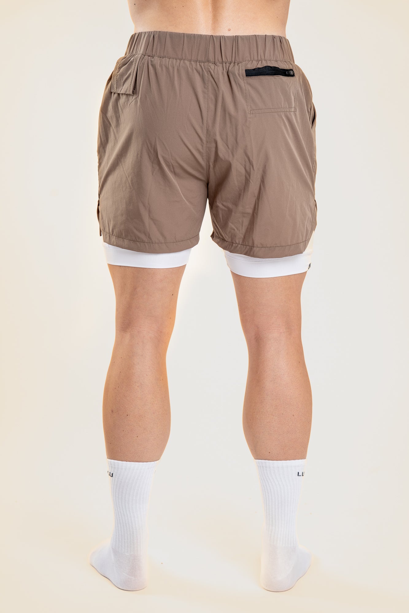 Lift Up kratke hlače 2v1, stone olive