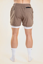 Lift Up kratke hlače 2v1, stone olive