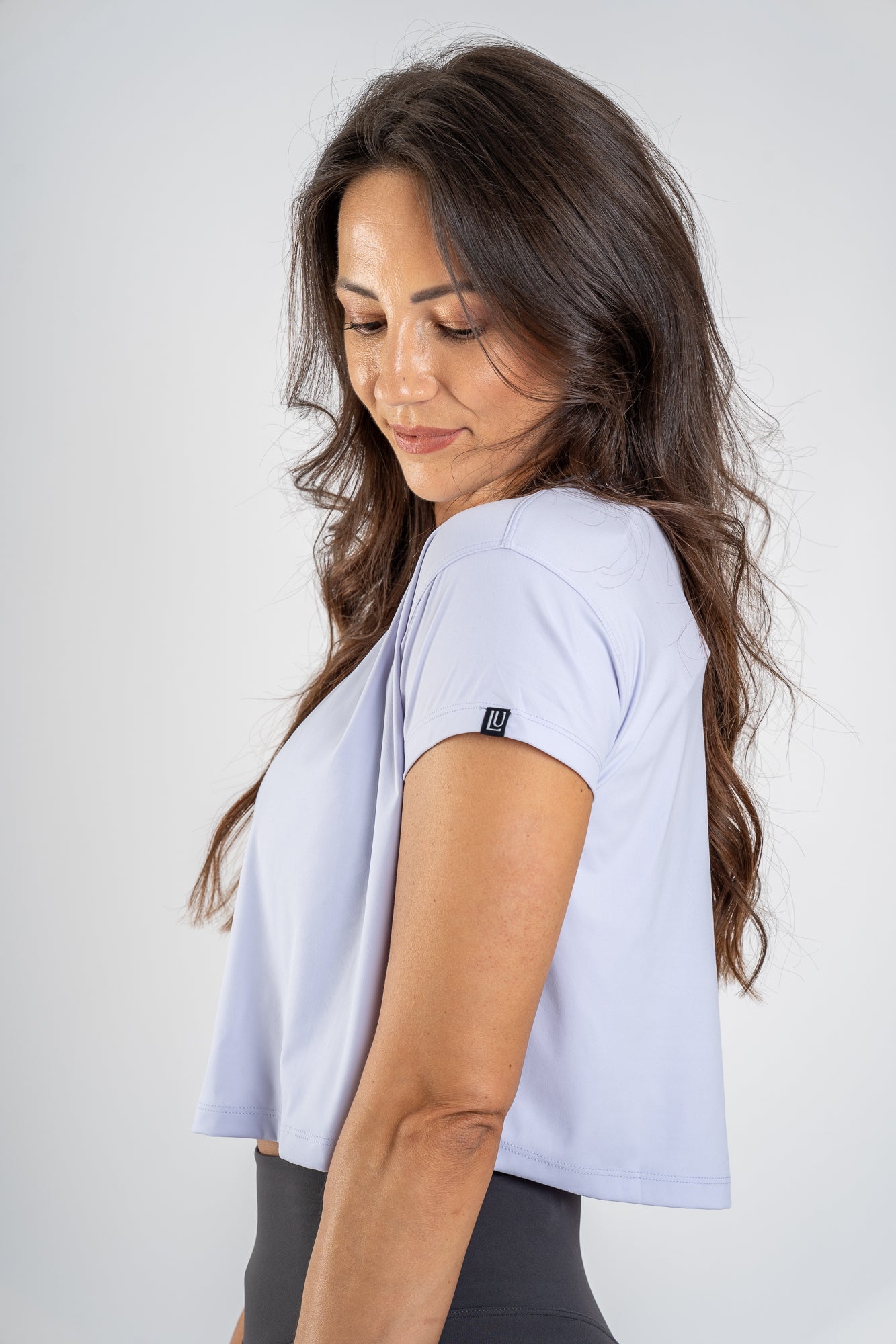 Timeless Crop T-shirt Soft lilac