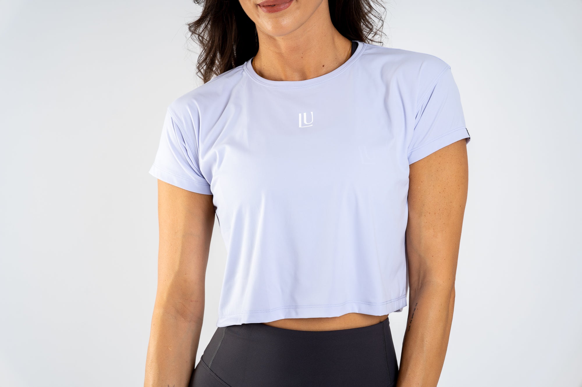 Timeless Crop T-shirt Soft lilac