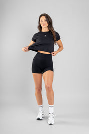 Timeless Crop T-shirt Black