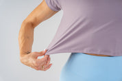 Timeless Crop T-shirt Dusty violet