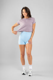 Timeless Crop T-shirt Dusty violet