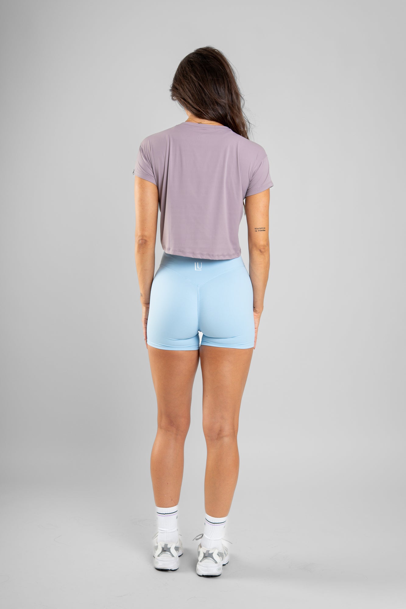 Timeless Crop T-shirt Dusty violet