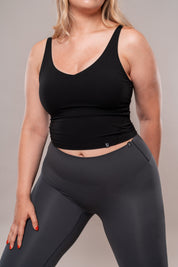 Timeless Built in Bra Tank Black