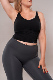 Timeless Built in Bra Tank Black
