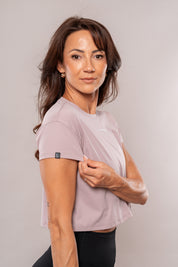 Crop Majica Violet