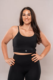 Level Up Light Sports Bra Black
